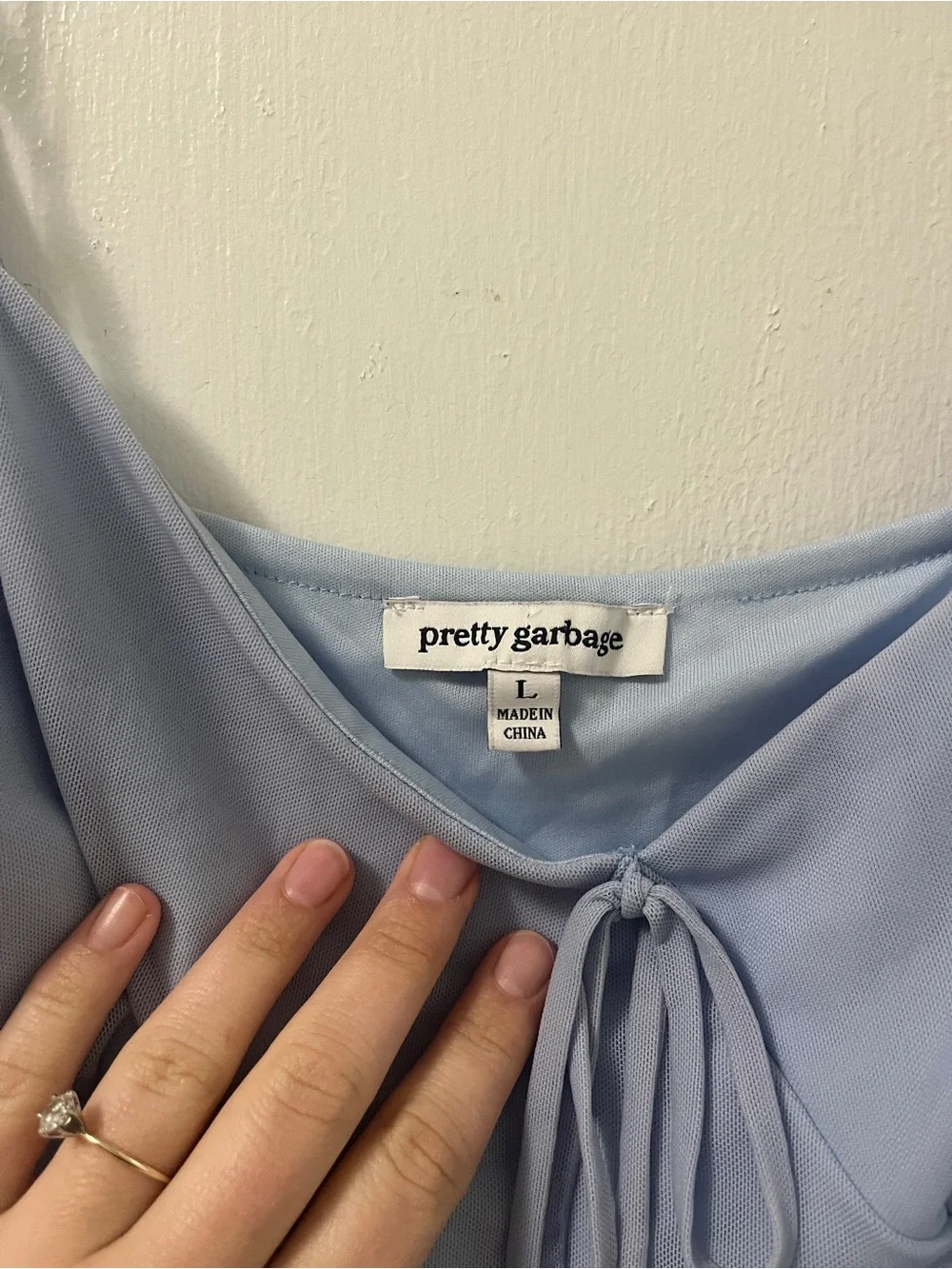 Light Blue Maxi Slip Dress
